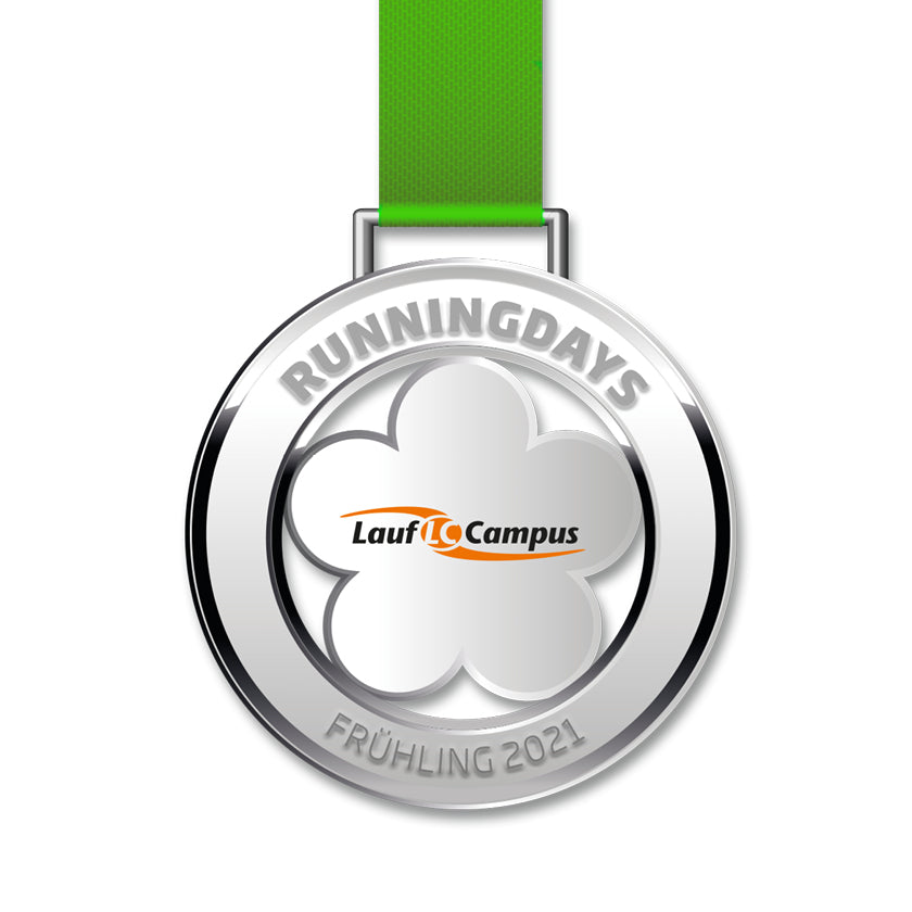 Finisher Medaille – Runningdays FRÜHLING 2023 | Virtueller Lauf im März