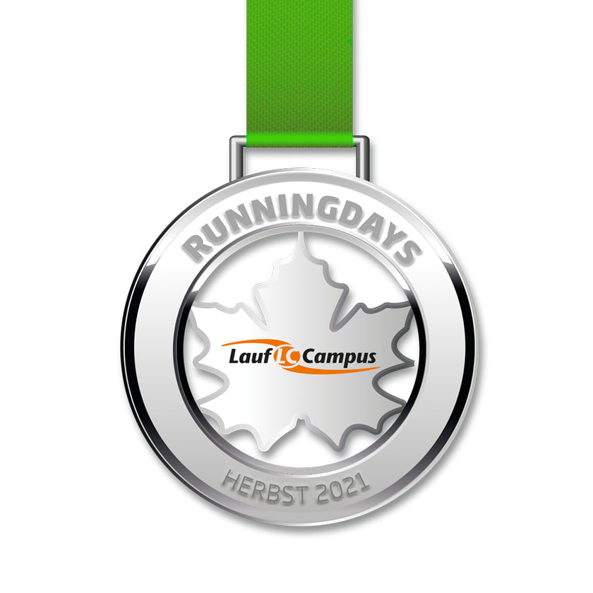 Finisher Medaille für Runningdays HERBST 22 | Belohne dich für den virtuellen Lauf im September