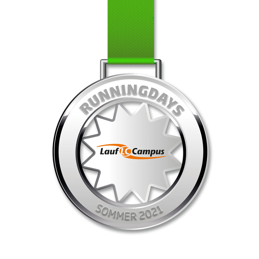Finisher Medaille für die Runningdays SOMMER 2022  | Virtueller Lauf im Juni
